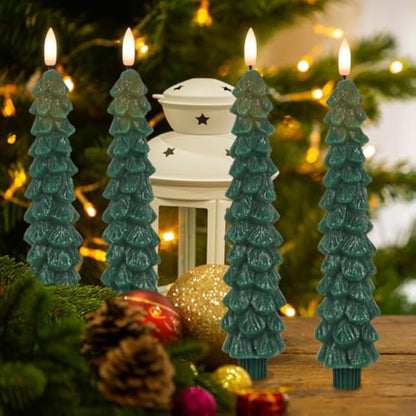 🔥 Early Christmas Sale 49% OFF 🌲Christmas Tree Flameless Taper Candle Lights with Remote Control