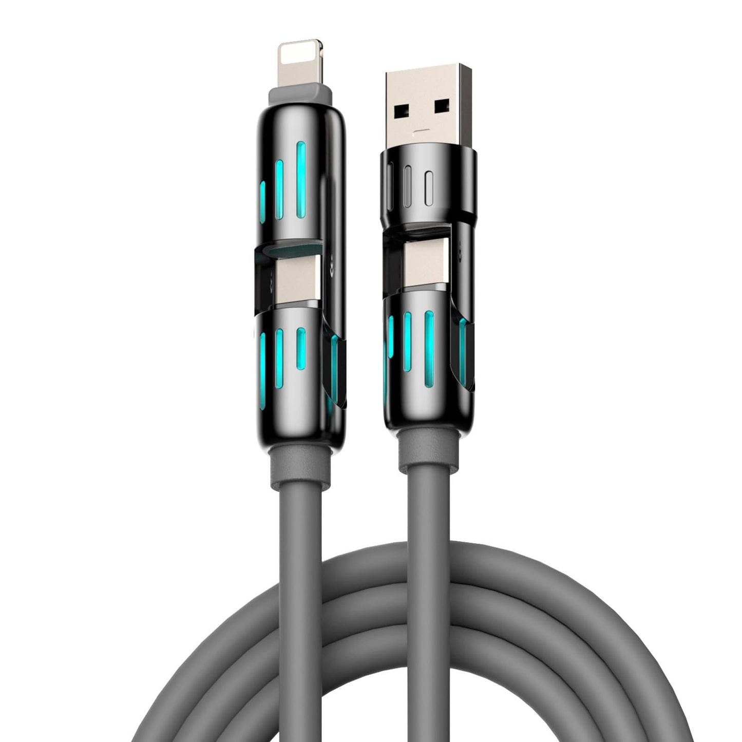 🔥Last Day 49% OFF🔥4-in-1 USB Charging Cable fast charging MAX 60w