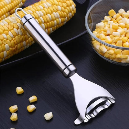 🌽 Stainless Steel Corn Stripper – Remove Kernels in Seconds