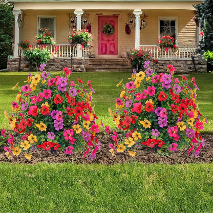 🔥 Best Seller🌸 🌿 UV-Resistant & Waterproof Artificial Daisy & Eucalyptus Stakes – Indoor & Outdoor Floral Decor
