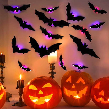 🎃🦇 Halloween 3D Lighted Bats
