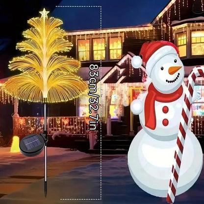 Solar-Weihnachtsbaumbeleuchtung mit 7 Farbverläufen und wechselnden Farben🎄