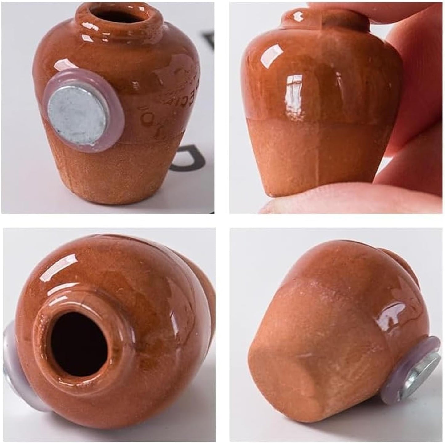 🌸 Handcrafted Mini Ceramic Bud Vase Fridge Magnet