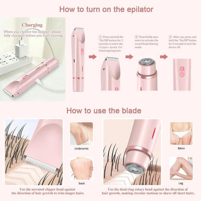 🎁  2-in-1 Women's Body Shaver