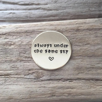 🎁 - ✨HEARTFELT PEWTER POCKET TOKENS