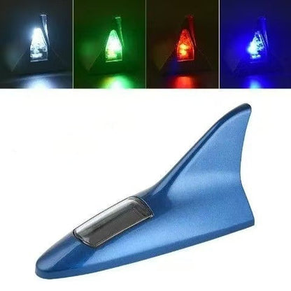 ☀️🦈Solar Shark Fin LED Antenna – Flashing Safety Warning Light for Any Vehicle