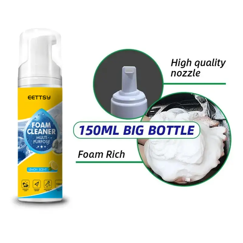 Foam No-Rinse Cleaner🧼 Multi-Surface & Truly No-Rinse Convenience