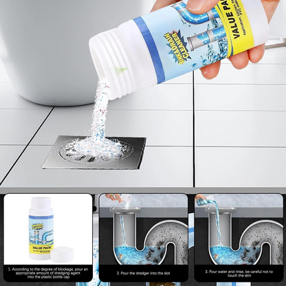 ✨LAST DAY 70% off🫧 Powerful Sink Drain Cleaner - All-Purpose Pipe Dredging Powder for Home