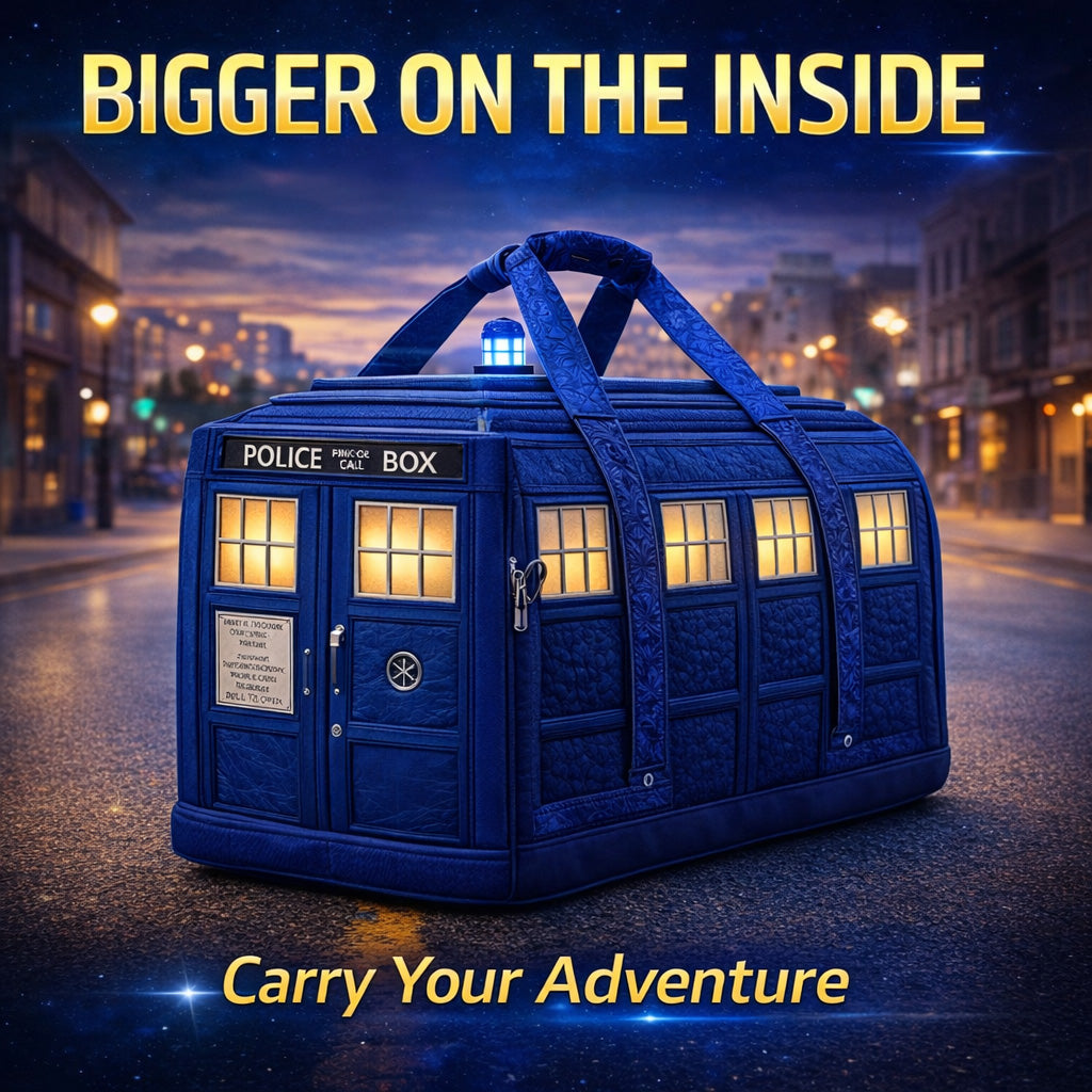 TARDIS Quilted Duffle Bag