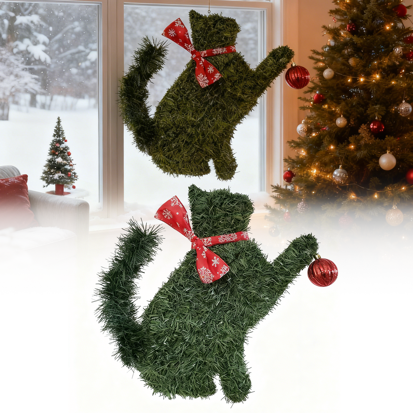 🔥Black Friday Sale - 49% OFF🔥Dachshund Christmas Wreath Series