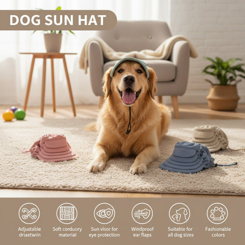 🐶🧢UV-Blocking Pet Baseball Hat – Stylish Sun Protection for Dogs ☀️✨