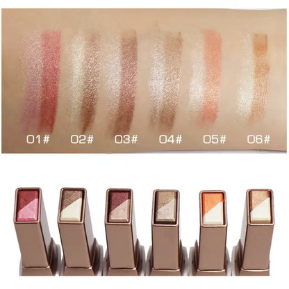 😍🎨Duo Eyeshadow Stick – Natural & Long-Lasting Glow