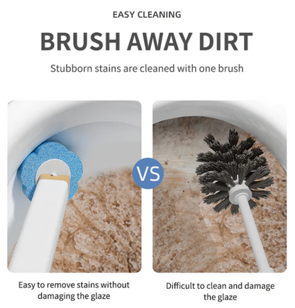 👍60K+ SOLD!🚽💦Hygienic Disposable Toilet Brush | Wall-Mounted Replacement Head Set ⚡Hot Sale