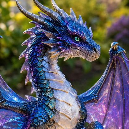 🎁 Dragon Lover's Gift 🐉 Solar LED Dragon Statue – Waterproof Garden & Patio Ornament