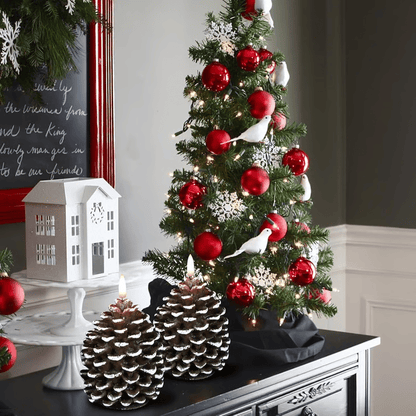 🎄Flameless Pinecone Candles Battery Operated