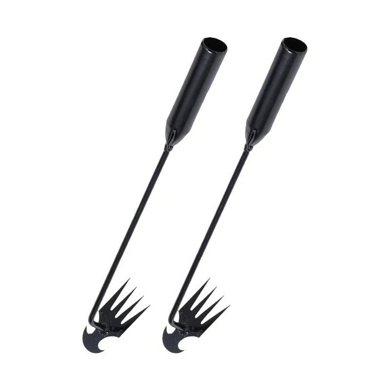 🌿Garden Weed Pulling Tool – Deep Root Weed Remover with 4-Tine Steel Claw