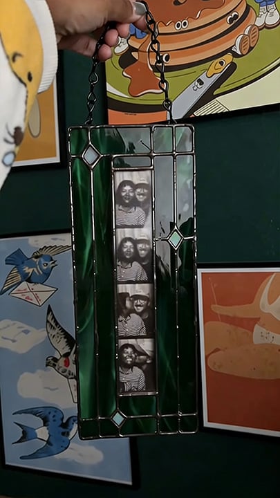 ✨Handmade Stained Acrylic Photobooth Frame