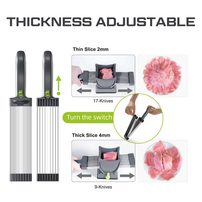17-In-1 Stainless Steel Meat Cleaver Kitchen Knife