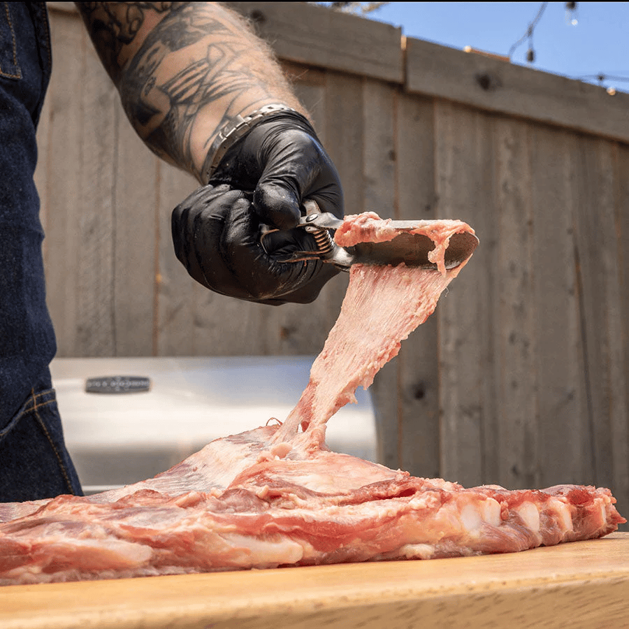 🔥BBQ Rib Skinner – Hochwertiger lebensmittelechter Edelstahl 304