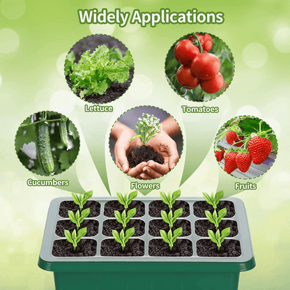 Last day Only $4.33 each - Adjustable Humidity Seed Starter Trays