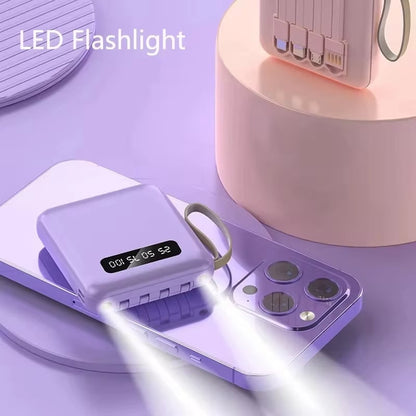 🔋4-in-1 Power Bank Fast Charging