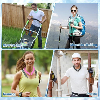 🧊Reusable Cooling Neck Ring – Long-Lasting Sweat-Free Relief❄️