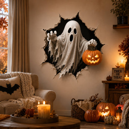 🎃Halloween Break-In 3D Wall Decals