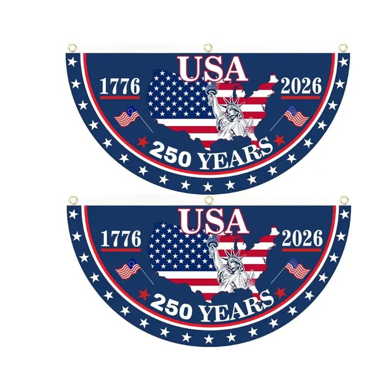 🗽🇺🇸 250th Anniversary USA Fan Flag – Limited Release