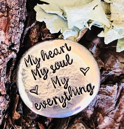 🎁 - ✨HEARTFELT PEWTER POCKET TOKENS