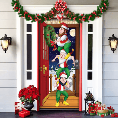 🌟🌟2025 Christmas and Halloween front door decoration
