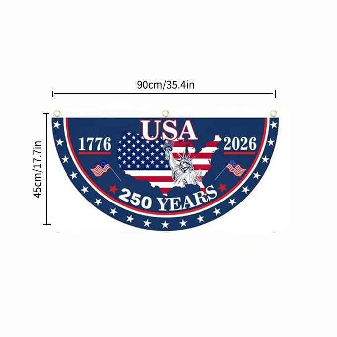 🦅🎆 Patriotic Best Seller  USA 250th Anniversary Flag Banner – Honor the American Spirit