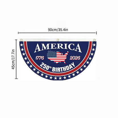 🦅🎆 Patriotic Best Seller  USA 250th Anniversary Flag Banner – Honor the American Spirit