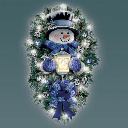 🔥BUY 1 GET 1 FREE🔥🎁"A WARM WINTER WELCOME" SNOWMAN  🌲Sticker⛄