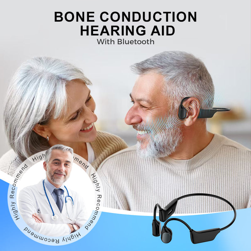 Feel the Joy. Shop the Season 🎄💖 💥 LIMITED TIME OFFER!🔥 Bone Conduction Smart Hearing Aid Bluetooth Earphones