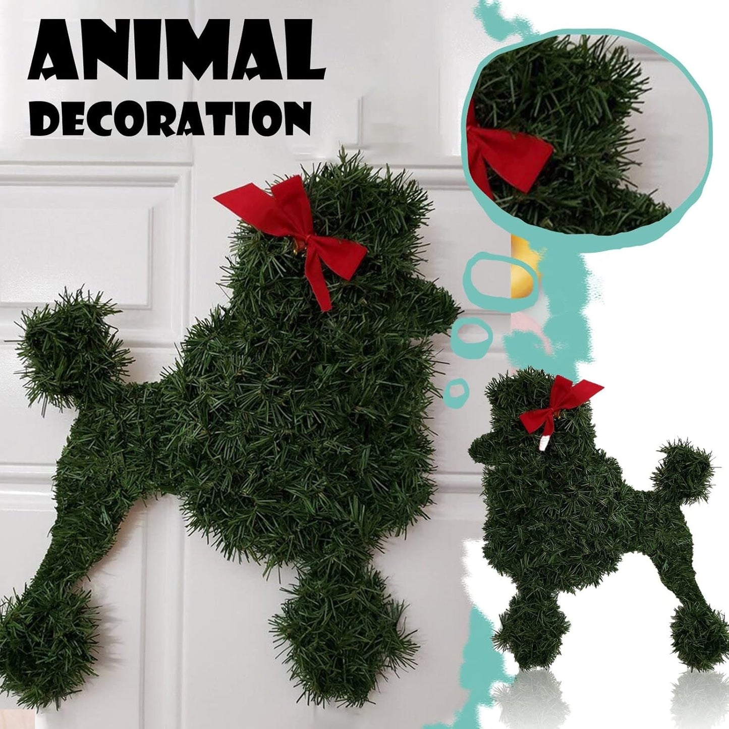 🔥Black Friday Sale - 49% OFF🔥Dachshund Christmas Wreath Series