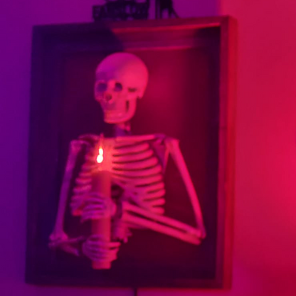 🔥3D Skull Candle Photo Frame⚡