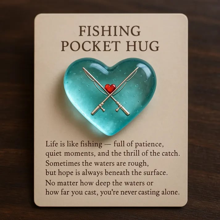 🔥LAST DAY 50% OFF - 🎣💖Fishing Pocket Hug✨Shaped by Nature & Crafted by Hand