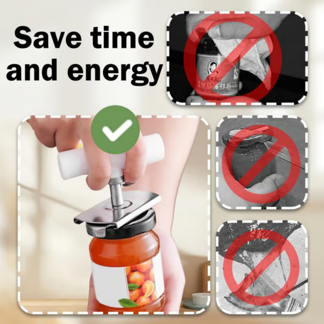 🍯 Anti-Slip Grip Jar Opener – Effortless Lid Removal Every Time ✨