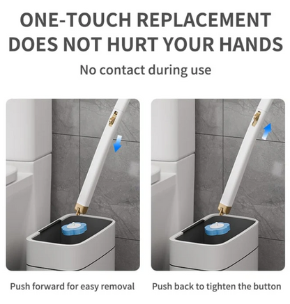 👍60K+ SOLD!🚽💦Hygienic Disposable Toilet Brush | Wall-Mounted Replacement Head Set ⚡Hot Sale