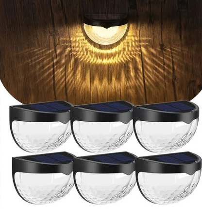 🔥☀️ Solar Step Lights – Waterproof Garden Glow in Warm, White & Color Modes