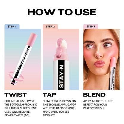 🔥LAST DAY SALE 50% OFF🔥Cheek STAY-IN Liquid Blush Long-lasting