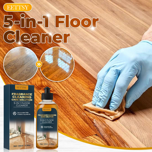 5-in-1 Floor Cleaner - Fast-Drying, Antibacterial, and Eco-Friendly Solution