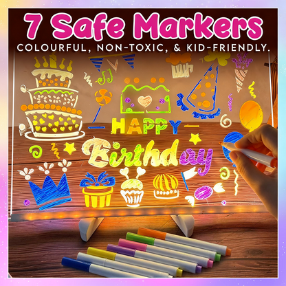 🎁Creative Rewritable Acrylic LED Message Board 🎨