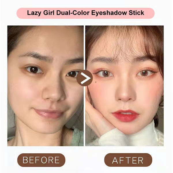 😍🎨Duo Eyeshadow Stick – Natural & Long-Lasting Glow