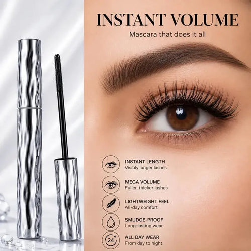 👁️✨Volumizing Lengthening Smudge-Proof Mascara with Nourishing Formula
