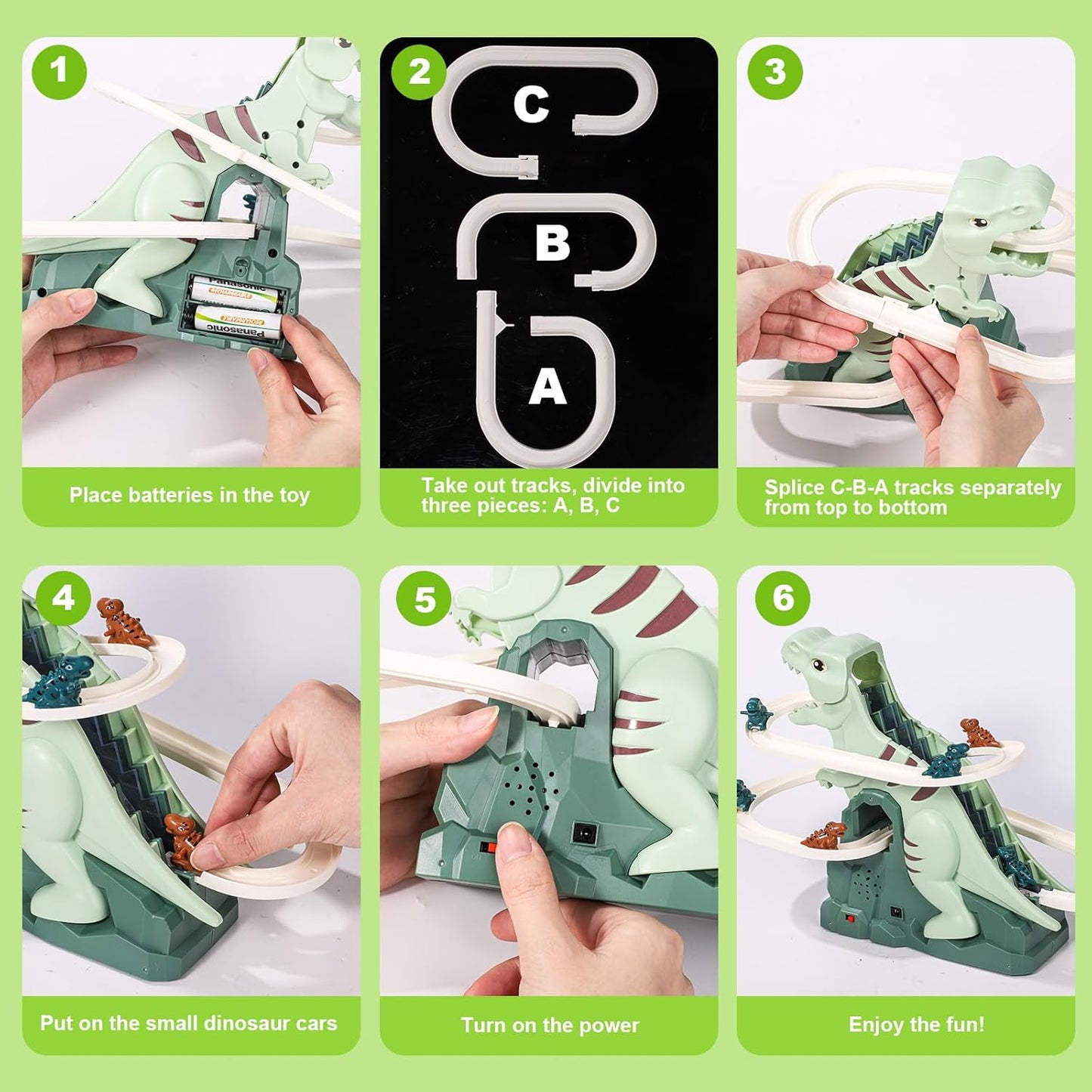 🔥 Loved by Parents & Kids – Dinosaur Climb Stairs Music Toy 🦖