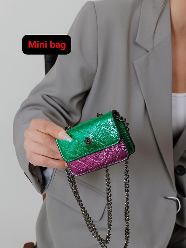 Fashionable mini chain shoulder strap chic crossbody bag
