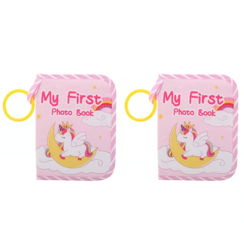 👶 My First Baby Photo Book with Safe Mirror