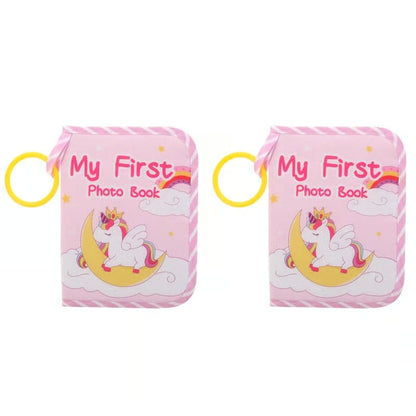 👶 My First Baby Photo Book with Safe Mirror