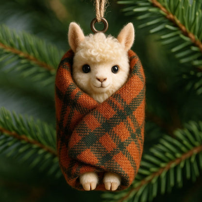 Cozy Wrapped Critters Ornament